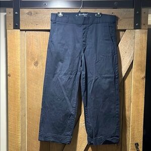 Gloria Vanderbilt Wide Leg Blue Cropped Pants